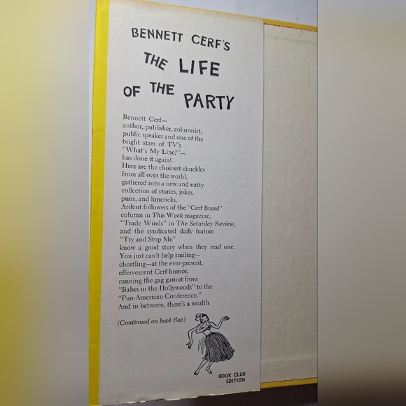 The Life of the Party Book by Bennett Cerf - Picture 4 of 11